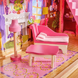 Kidkraft Kayla dockhus i trä med möbler och tillbehör, 3-nivå lekset för 30 cm dockor, leksak för 3 år gamla, 65092 - exklusivt på Amazon Dollhouses Naty Shop