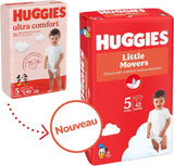 Huggies Babyblöjor Little Movers, Disney Design, storlek 5, 126 Count (3 x 42), månadslåda