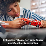 LEGO Speed Champions Ferrari F40 Supersportbil, lekset med byggbar leksaksbil och minifigurförare, samling byggset för barn, present till pojkar och flickor 76934 Byggset Besuche den LEGO-Store
