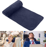 Chaise Lounge Nackkudde Huvudkudde Plysch Justerbar Kudde Nackrulle Halkfri fleece soffa Nackhuvudstödskudde för resor Hemma Chaise Lounge Soffa Fåtölj (svart)