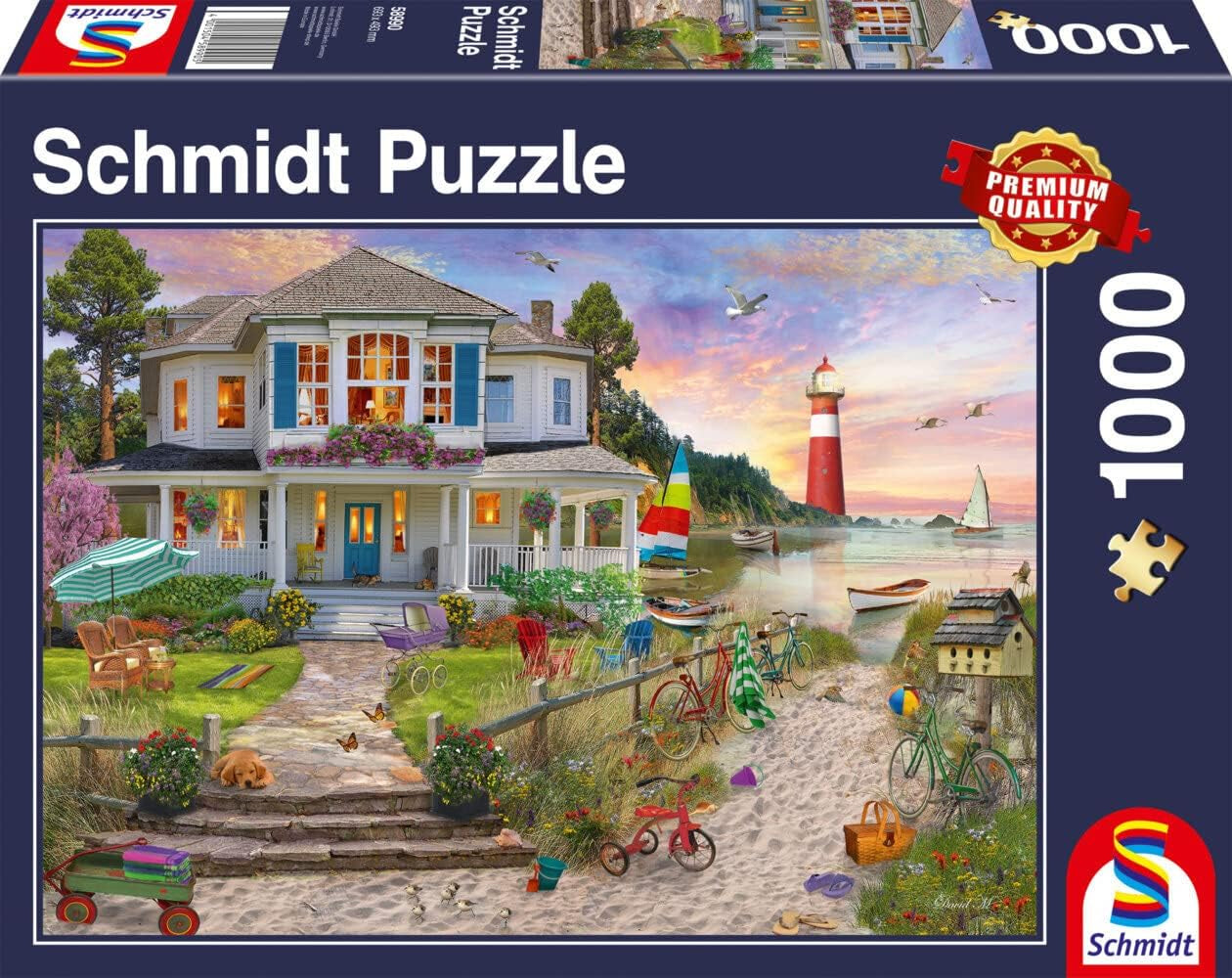 Schmidt Spiele Beach House 1 000 pusselbitar Naty Shop Standardtitel