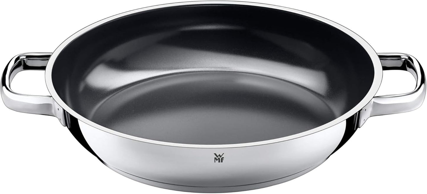 WMF Durado serverings-/stekpanna 28 cm induktion, Cromargan-belagt rostfritt stål, keramisk beläggning, ugnsfast grytor och stekpannor Naty Shop Standardtitel