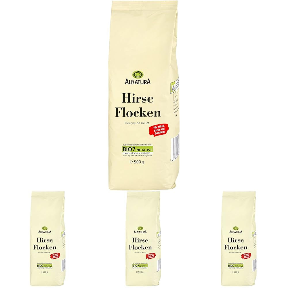 Ekologiska hirsflingor, 500g