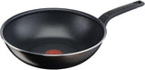 Tefal Easy Cook & Clean, non-stick beläggning, temperaturindikator, rekommenderas inte för induktion Grytor och kastruller Naty Shop Wok Pan 28 Cm