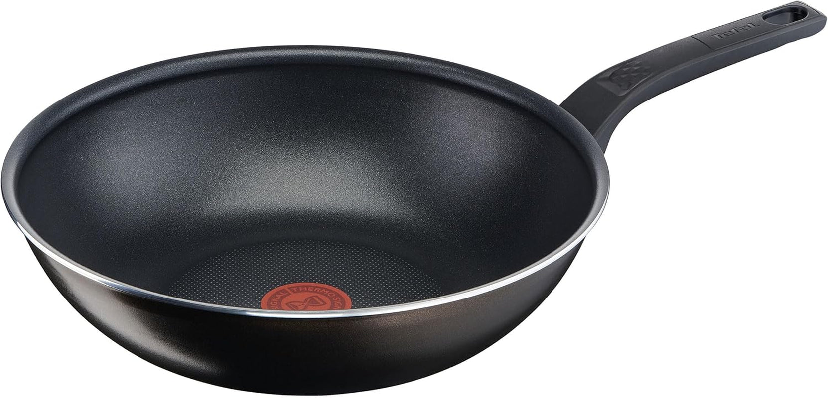 Tefal Easy Cook & Clean, non-stick beläggning, temperaturindikator, rekommenderas inte för induktion Grytor och kastruller Naty Shop Wok Pan 28 Cm