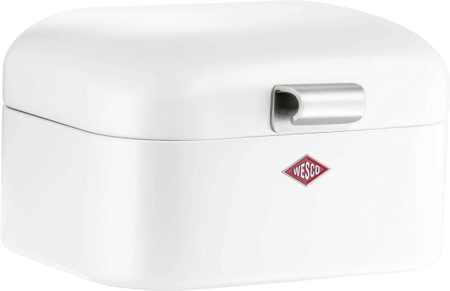 Wesco 235 001 Mini Grandy brödkorg 17 x 18 x 12 cm (L/B/H) rosa, rostfritt stål Matförvaringslådor Naty Shop White