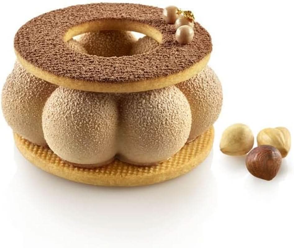 Silikomart, Silicon Tryffel Crown Form Ø 8,2 x H 2,9 cm, 6 hålrum, 90 ml Kitchen Naty Shop
