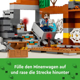 LEGO Minecraft Badlands Mine Videospelsgruvleksaksset för pojkar och flickor i åldrarna 8+ Kul byggstenar Äventyrsset Födelsedagspresent 21263 Byggset Besuche den LEGO-Store