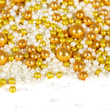 Super Streusel guldglimmer, strössel med jultema, 180 gram strössel Naty Shop