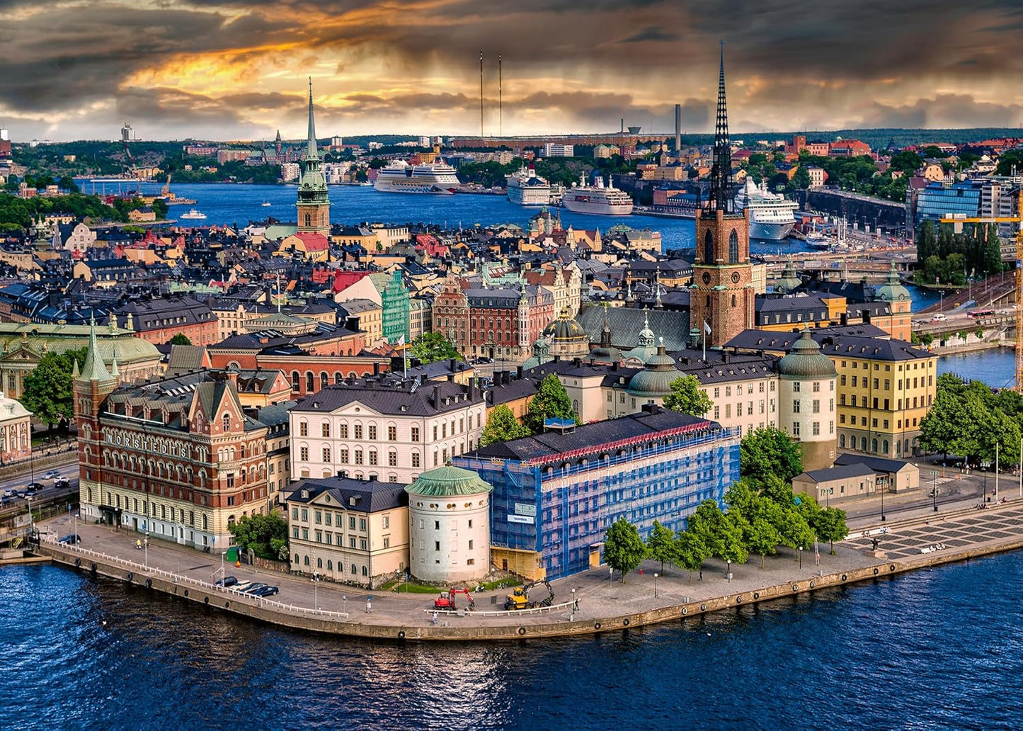 Ravensburger Puzzle Scandinavian Places 12000114 - Stockholm, Sverige - 1000 bitars pussel för vuxna och barn över 14 Pussel Naty Shop Ny design