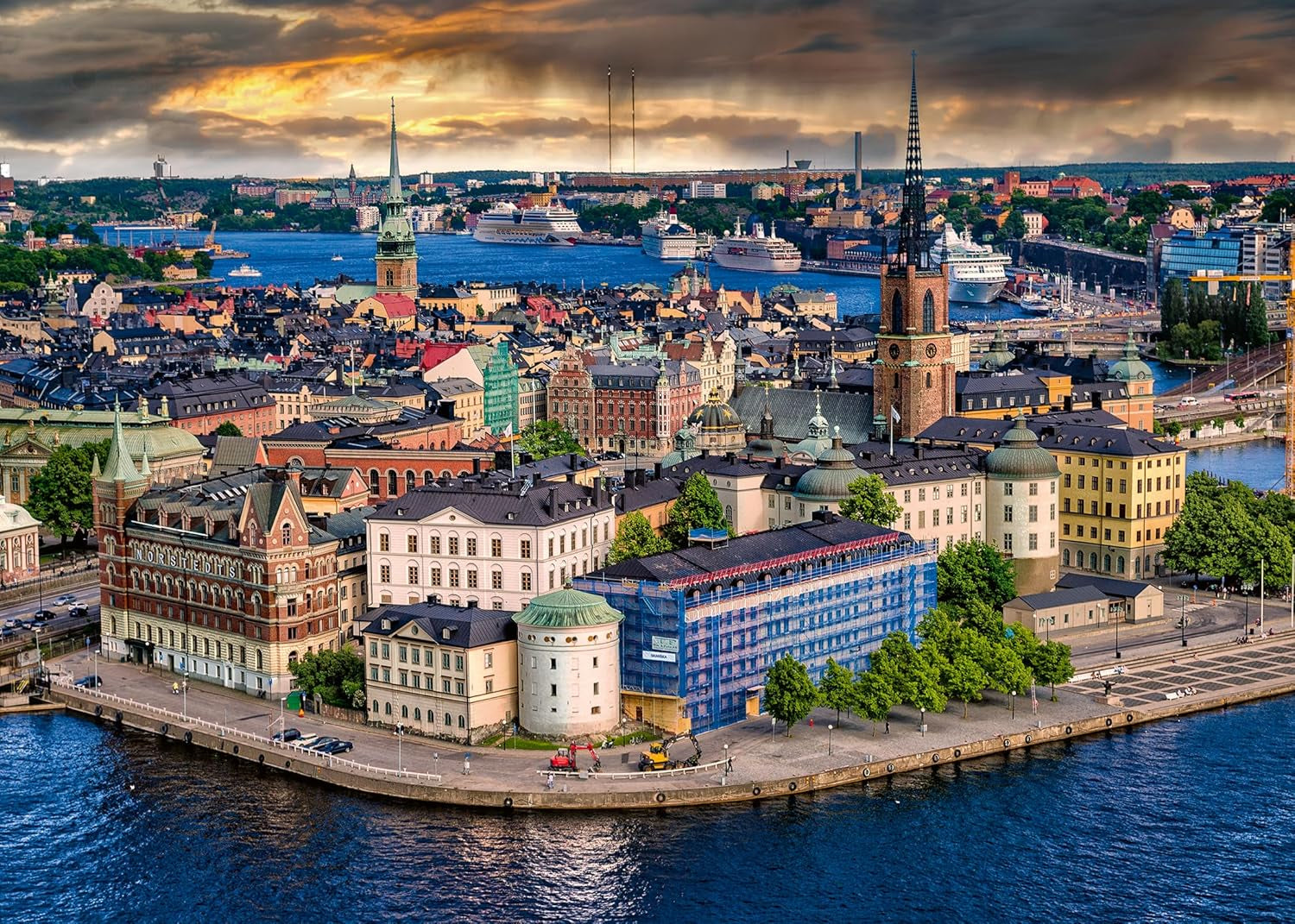 Ravensburger Puzzle Scandinavian Places 12000114 - Stockholm, Sverige - 1000 bitars pussel för vuxna och barn över 14 Pussel Naty Shop Ny design