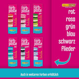 Set med 6 Decocino färgpastor - 6 x 20 g - Livsmedelsfärg i rött, rosa, grönt, gult, blått och svart, perfekt för att färga tårtor, fondant och krämer - Azofri och glutenfri