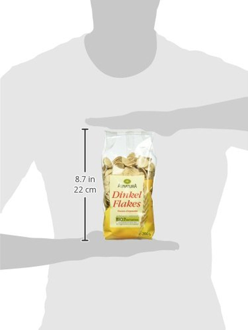 Ekologiska dinkelflingor, 200g