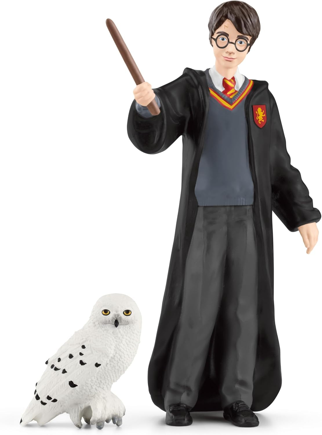 Schleich 42633 Harry Potter & Hedwig, Från 6 år, HARRY POTTER - Statyett, 4 X 2,5 X 10 cm, Flerfärgad/Ocean Tides Actionfigurer Naty Shop