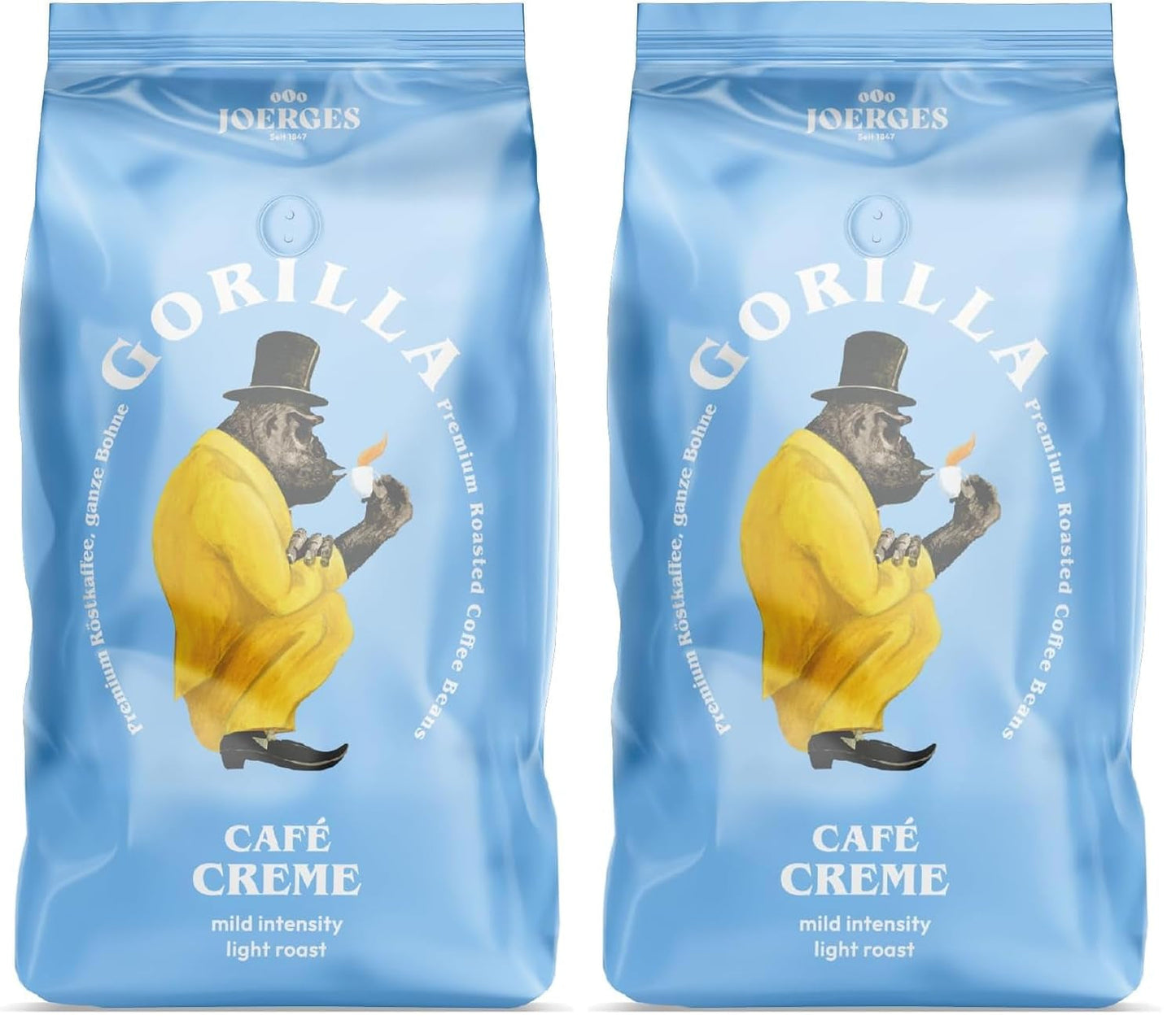 Gorilla Café Creme, 1 kg (förpackning med 2)