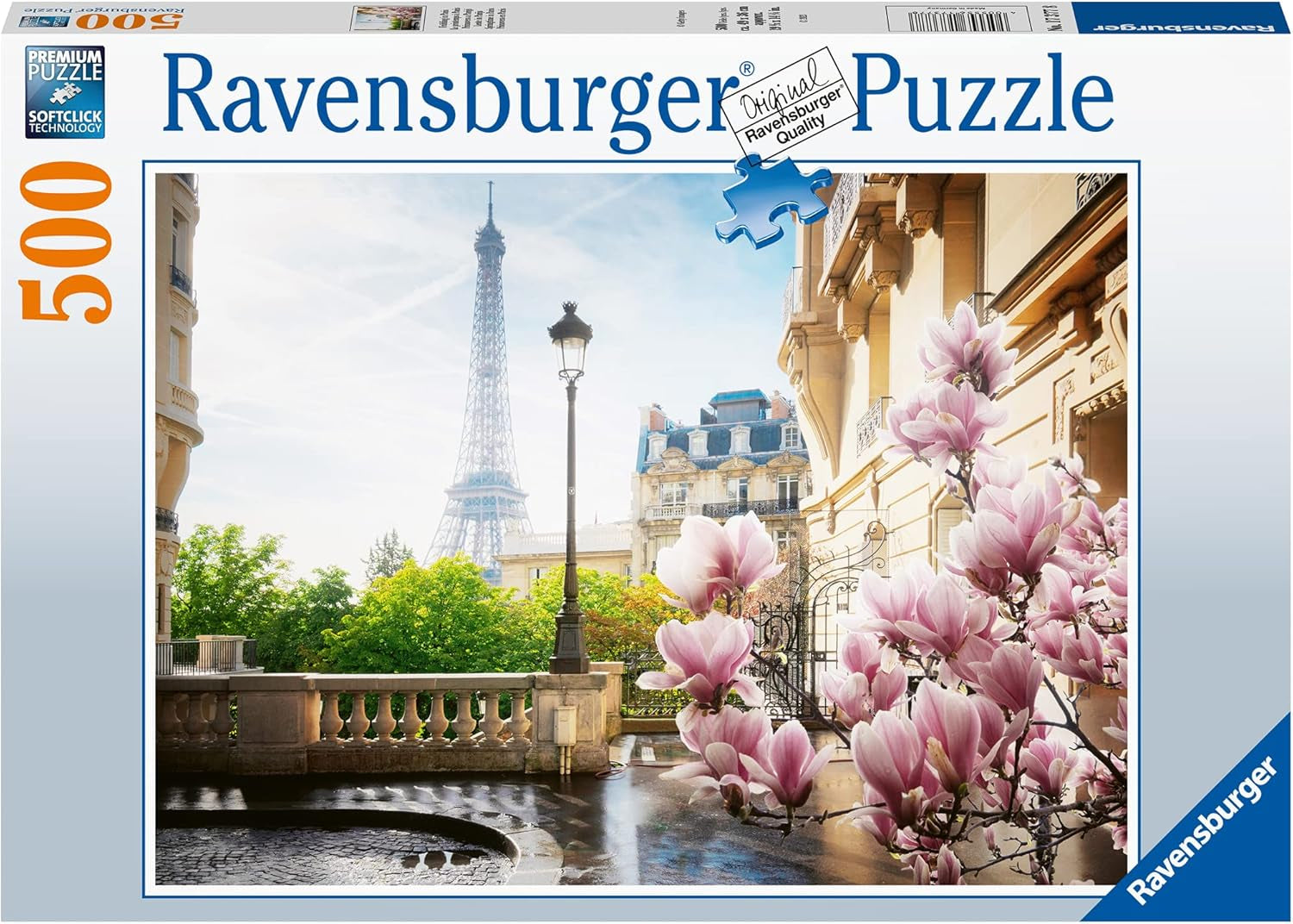 Ravensburger Puzzle 12000366 - Vår i Paris - 500-bitars pussel för vuxna och barn över 12 år Pussel Naty Shop Gammal design