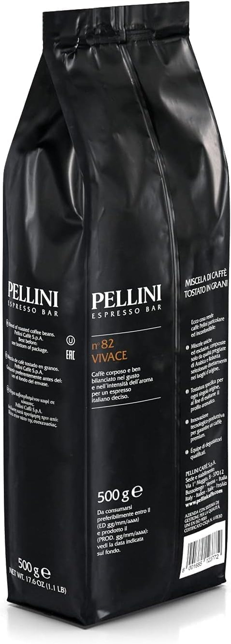 pellini nr 82 Vivace Kaffebönor 500 g