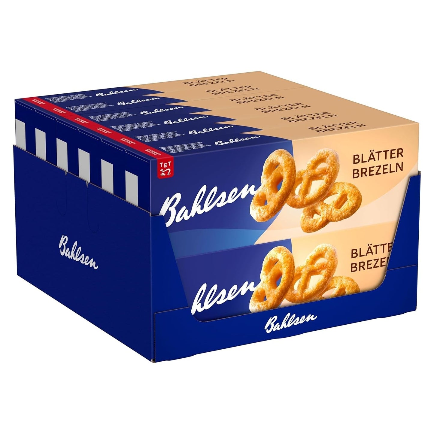 Bahlsen smördeg - Paket om 12 - Karamelliserad smördeg i form av kringla (12 x 100g)