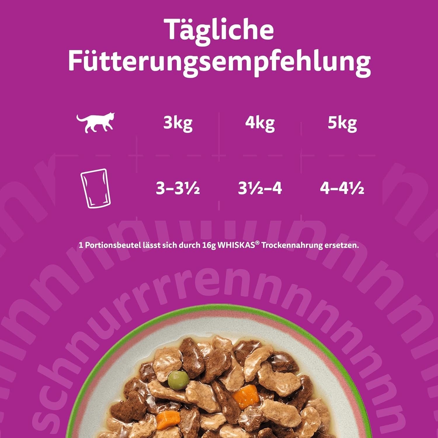 WHISKAS SMAKLIG MIX Nassfutter i sås für Katzen 40 x 85 g Chef's Choice
