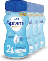 Aptamil Pronutra 2, tillskottsmjölk efter 6 månader, drickfärdig barnmjölk (4 x 200 ml)