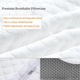 Ecosafeter Memory Foam Kudde Nackstödskudde Ergonomisk nackkudde för olika sovställningar med avtagbart överdrag Cervikala ortopediska kuddar Naty Shop
