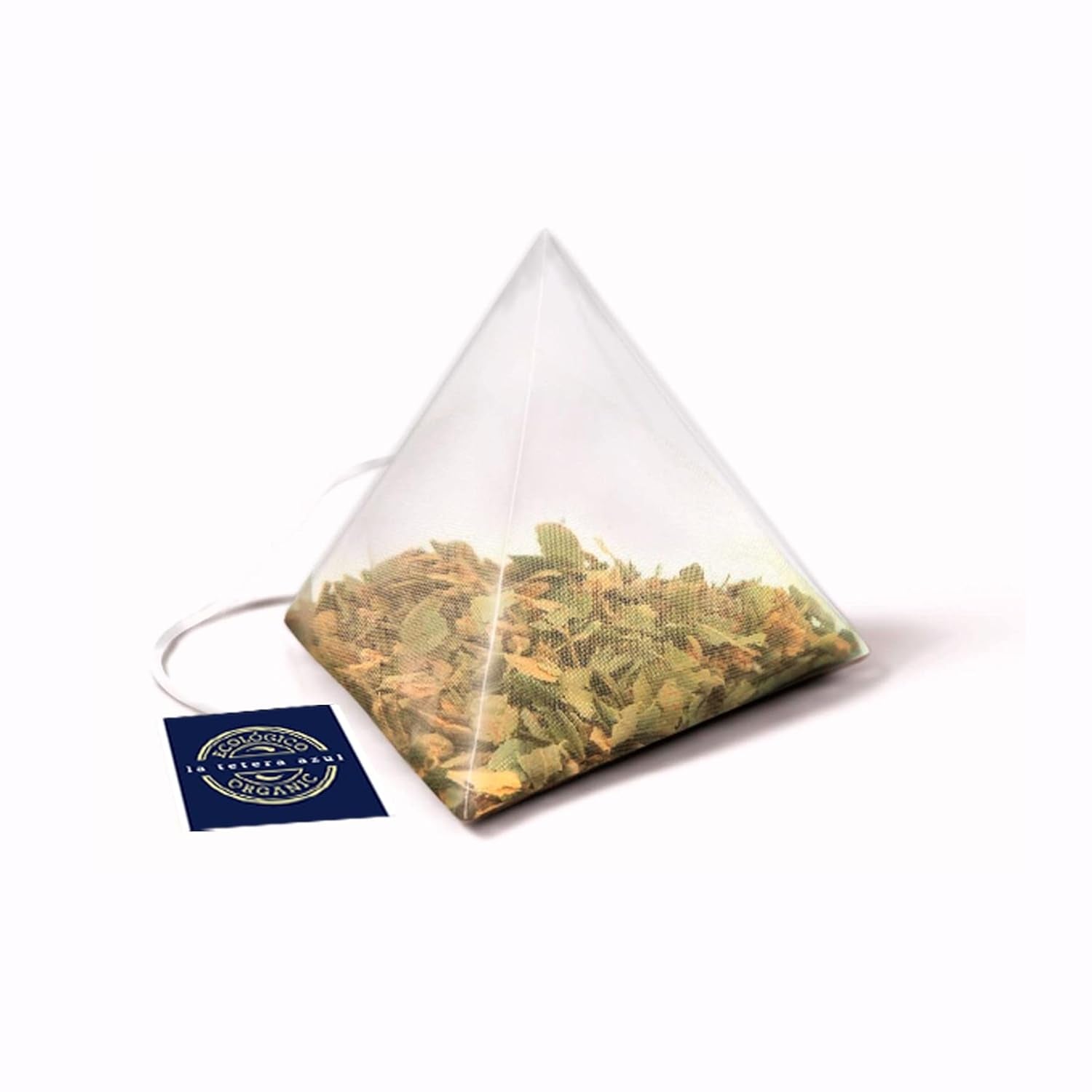 LA TETERA AZUL Ekologisk infusion av ingefära och citron. Ekologiskt te för viktminskning i pyramider. Ingefära och citron. 20 pyramider.