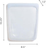 Stasher Bag Premium Silikon Återanvändbar Matpåse Halv Gallon Blå Hållbar Ugn Diskmaskin Frys Säker Miljövänlig Lunchpåse Matförberedelser 1893ml Matförvaringslådor Naty Shop
