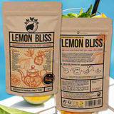 Nananatura'S Original LEMON BLISS TEA 85G | Fruktigt och uppfriskande sommarörte | Som kallt te, iste eller klassiskt varmt | Med blommor, löv och solmogna bär | Inget socker