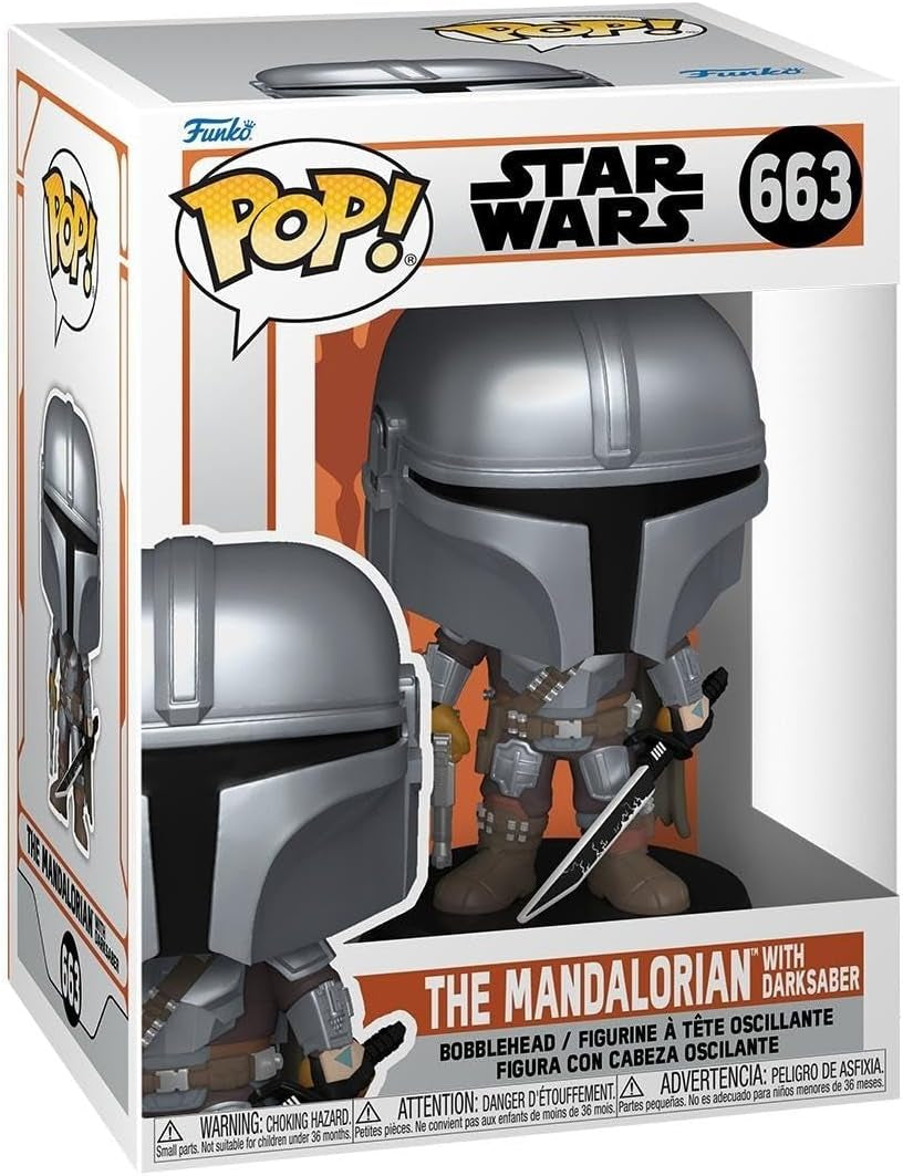 Funko Pop! Vinyl: Star Wars: The Mandalorian S9 - Vinyl samlarfigur - Presentidé - Officiell handelsvara - Leksak för barn och vuxna - TV-fans - Modellfigur för samlare och utställningar Actionfigurer Naty Shop Standardtitel