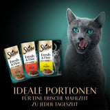 Sheba CATCARE-påse Wet Fresh & FINE (kött) bitar i sås Vuxen 50G Multipack Standard