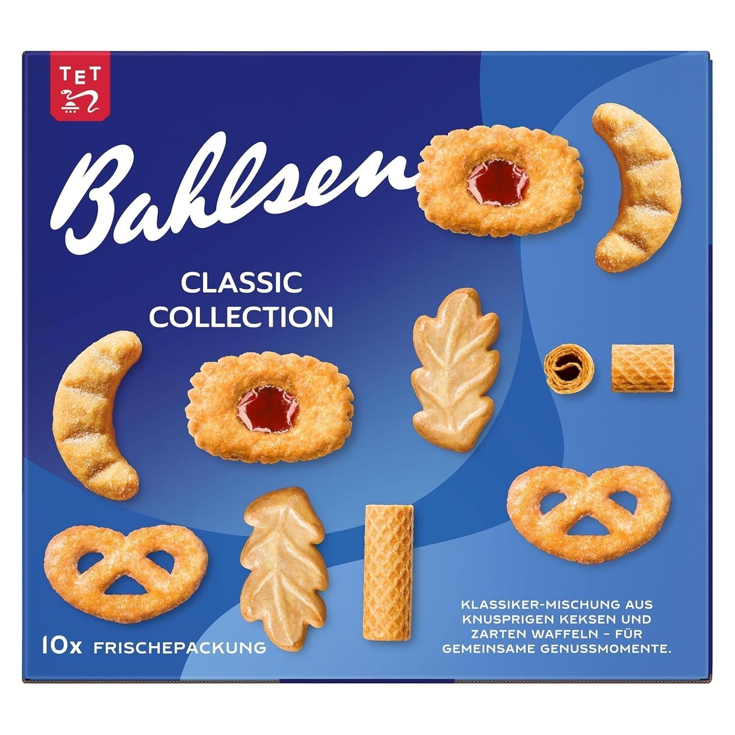 Bahlsen Caroline Collection - 1 förpackning - Kex- och rånblandning (10 x 161g/ 1610g)