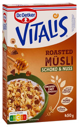 Dr. Oetker Vitalis rostad müsli med tranbär och pumpafrön: rostad müsli med torkade tranbär, 8 st (8 x 501 g)