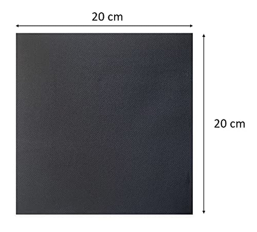 Santa Claus Satin Servetter 40 X 40 2 Ply 1/4 Vik 50 Servetter Punta-Punta Svart