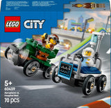 LEGO City Airplane vs. Sjukhussäng Race Car Set - Tvållåda leksak för pojkar och flickor från 5 år - Byggset med 2 minifigurer - Födelsedags- och semesterpresent 60459 Byggset Besuche den LEGO-Store