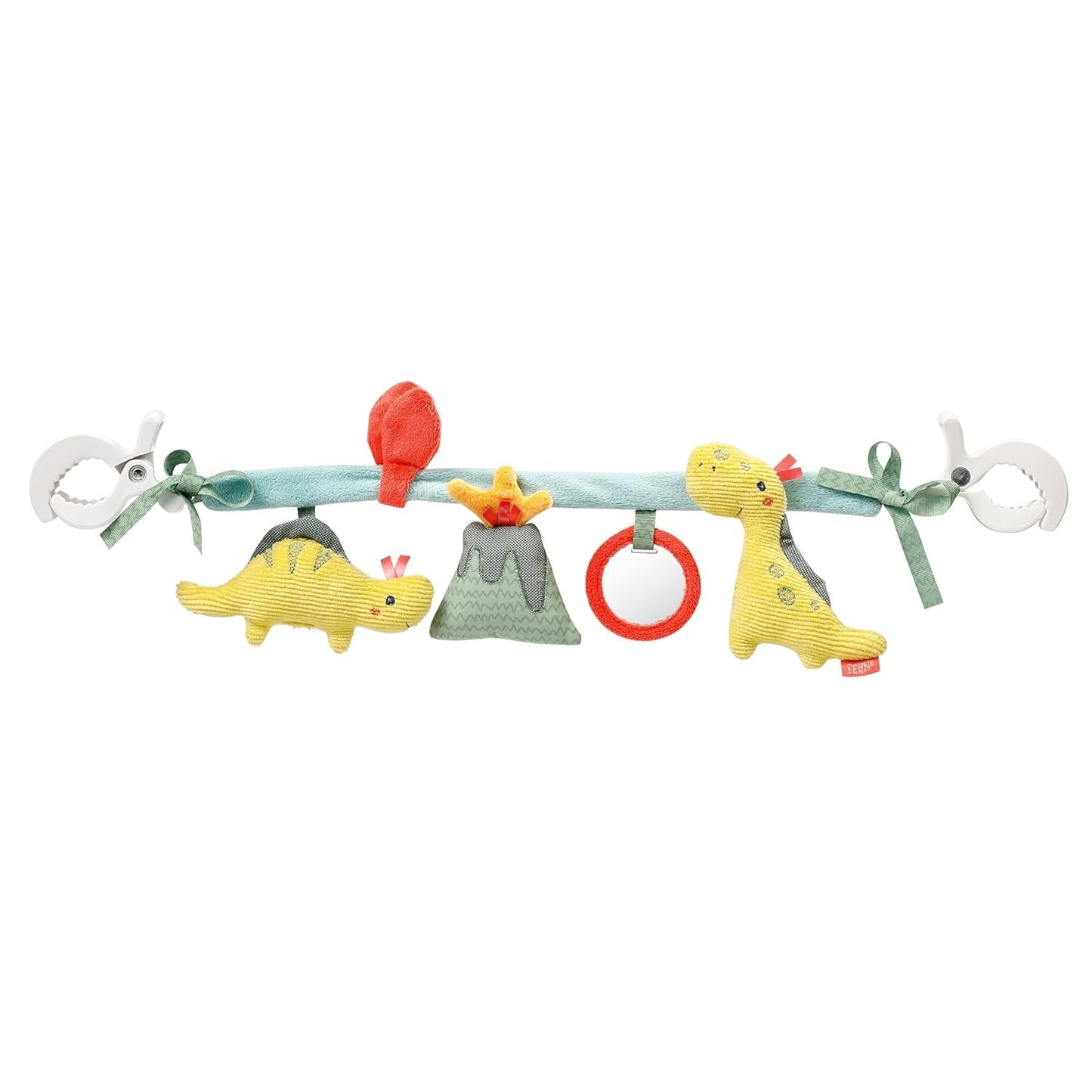 Fehn babymobilkedja Panda Baby Mobile - babymobilkedja med söta figurer - smidig hängande babyleksak - barnvagnsleksak för bebisar och småbarn från 0+ månader Babyleksaker Naty Shop Happy Dino