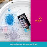 DECOCINO Metallic Pastell Coloring Powder (3X2G) – Blå, Lila och Rosa – Food Coloring Pulver – Glitterpulver Lämplig för fondant som tårtdekoration och tårtdekoration!