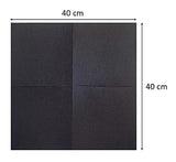 Santa Claus Satin Servetter 40 X 40 2 Ply 1/4 Vik 50 Servetter Punta-Punta Svart