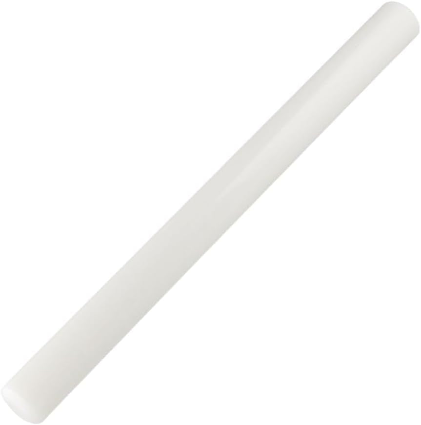 FMprofessional 21575 Rullstång, rostfritt stål, vit, 50 x 50 x 20 cm