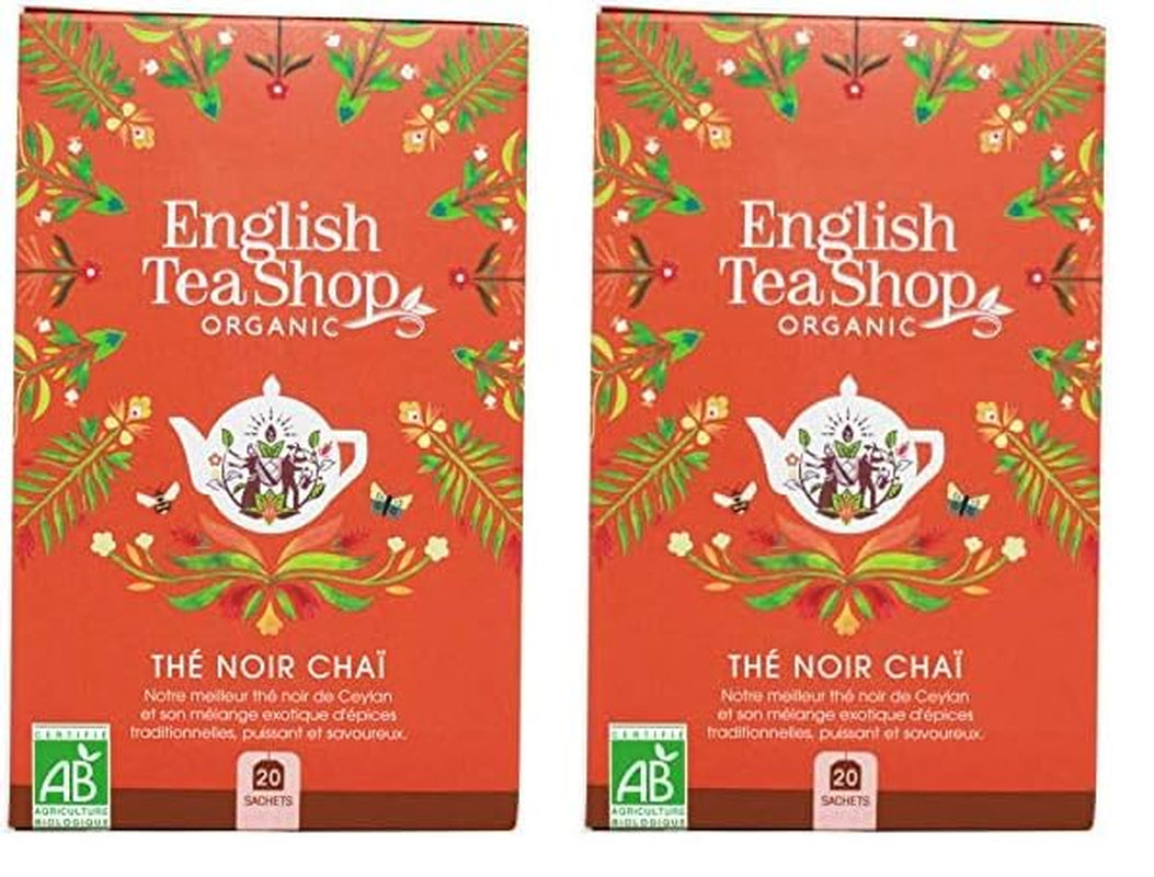 ETS - Chai Black Tea, Naturland BIO, 20 tepåsar (paket med 2)
