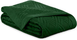 Ameliahome Överkast 170X210 Cm Dubbelsidigt överkast Ultrasonic Quilting Polyester Ophelia Mörkgröna sängar och filtar Besuche den AmeliaHome-Store