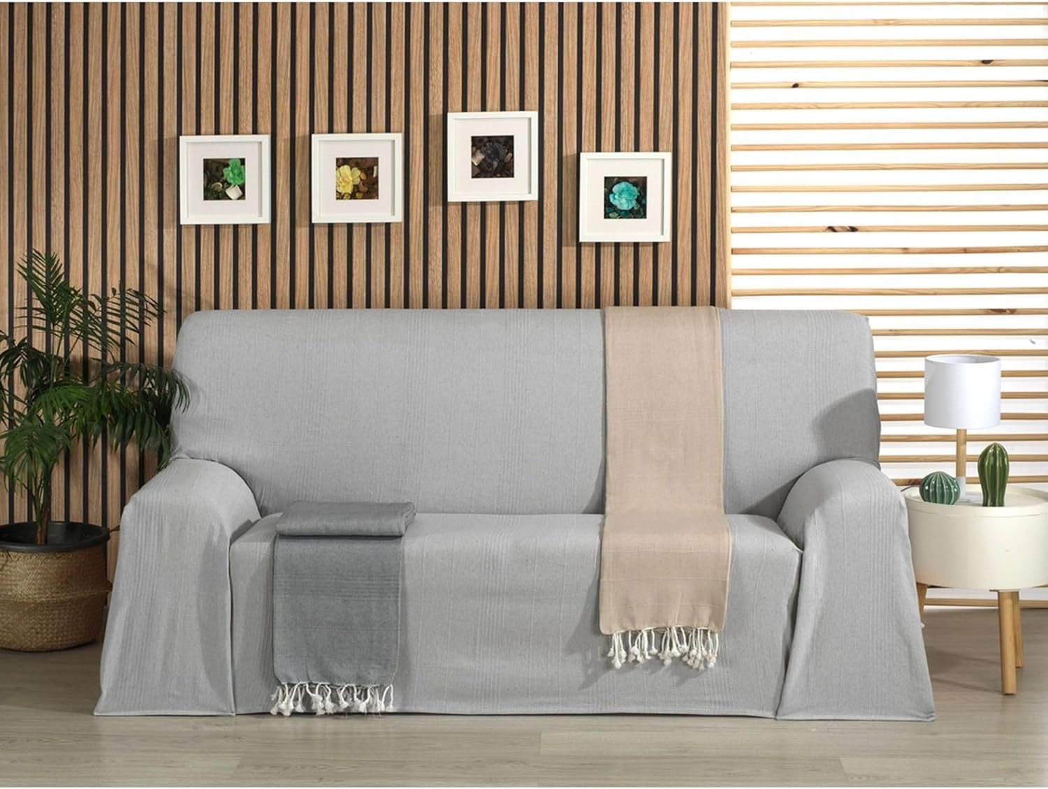 ECOMMERC3 multifunktionellt överkast, storlek 300 X 260 cm, för soffa eller säng, blått multifunktionellt överkast, dekorativt för soffa, säng, soffa Släng, lätt och elegant, blå Sängar och filtar Besuche den ECOMMERC3-Store