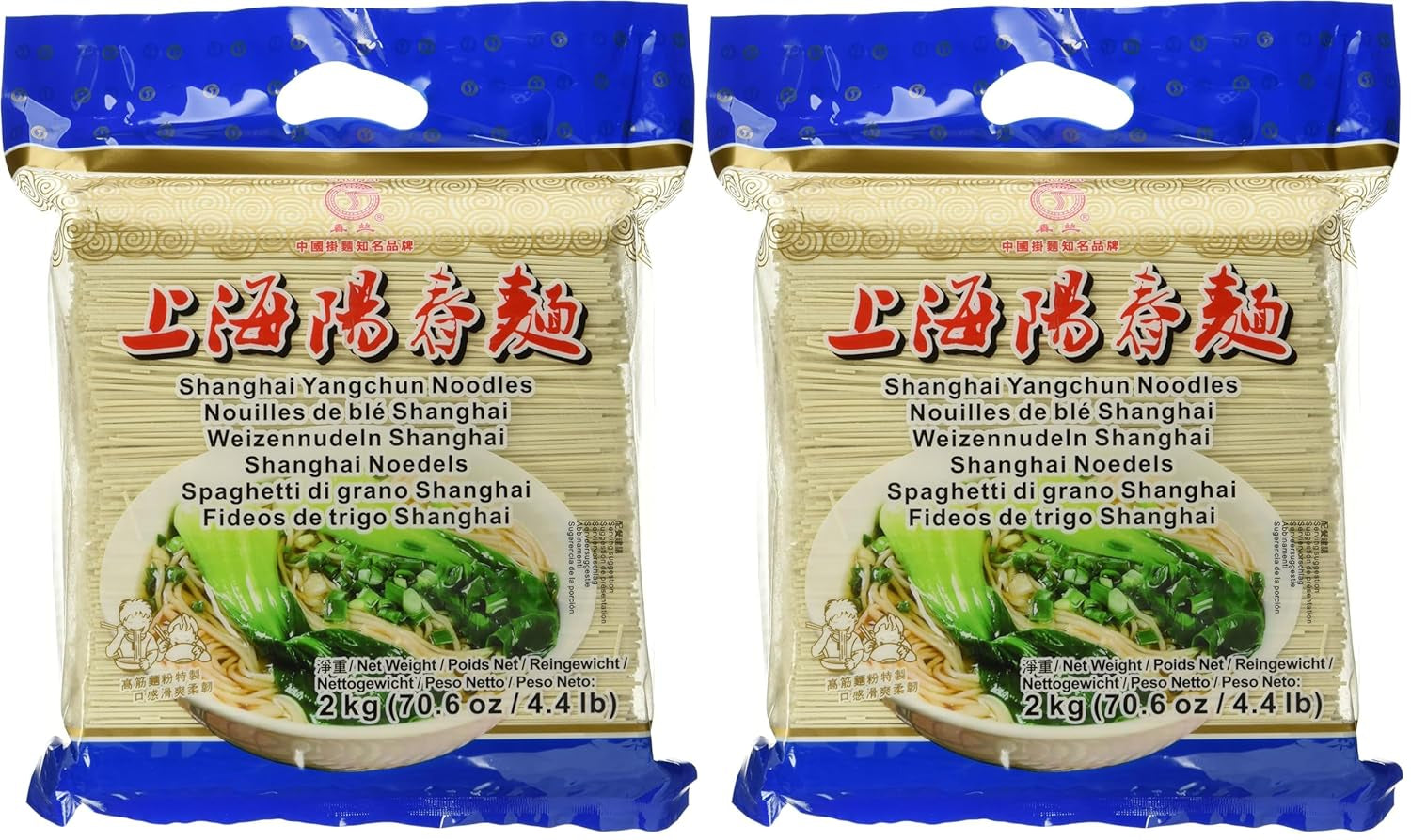 Vetenudlar (Shanghai), 1 förpackning (1 x 2 kg)