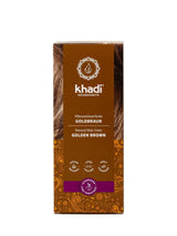 khadi GOLDBRAUN växtbaserade hårfärger ljus bärnstensfärgad till mjuk och glänsande Gyllene brun hårfärg 100 % naturlig växtbaserad hårfärg Naturlig och vegancertifierad naturlig kosmetika 100 g Naty Shop Gyllene brun hårfärg 100 g (1 förpackning) Enkel