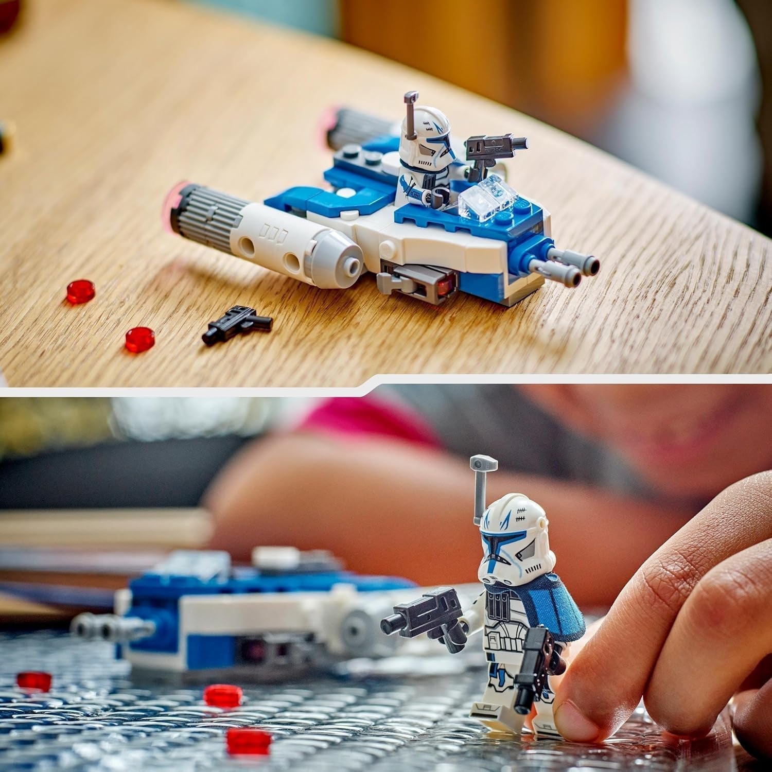 LEGO Star Wars Kapten Rex Y-Wing Microfighter Byggstenar Samlarobjekt Rymdskepp Presentidé för pojkar och flickor i åldern 6+ 75391 Byggset Besuche den LEGO-Store