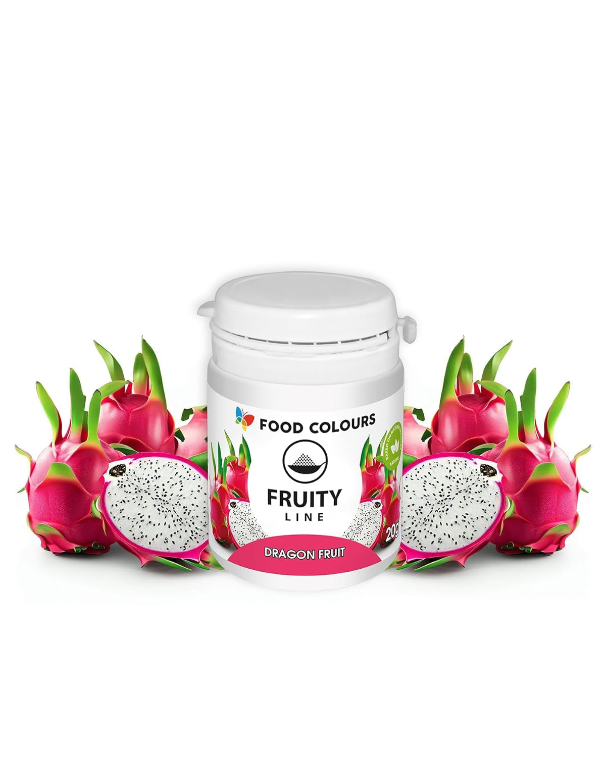 Livsmedelsfärgpulver naturlig färg Fruity Line BLUEBERRY 20G naturligt färgpulver för krämer glasyr svampdeg i pulverform matfärg för drycker gelé