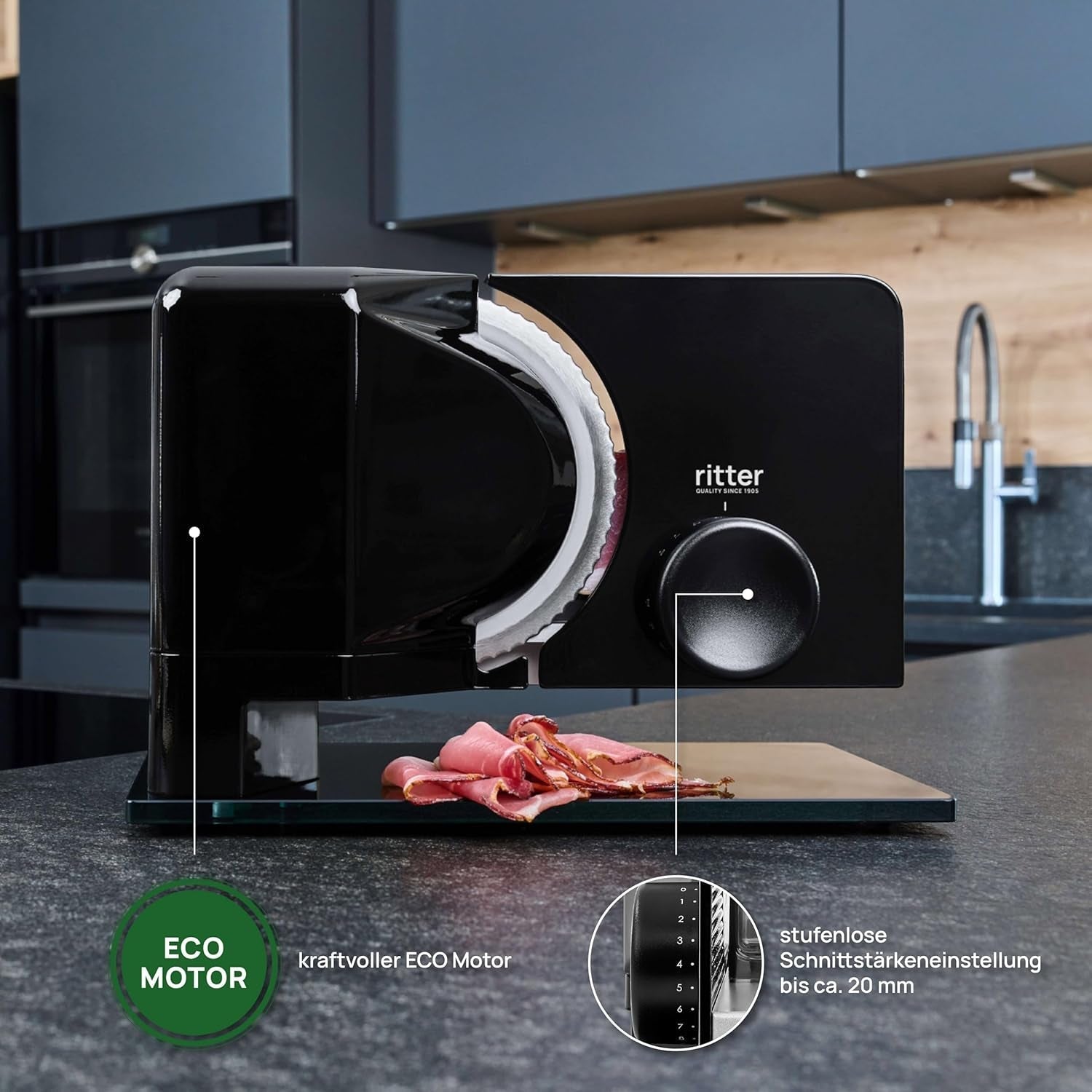Ritter Sono 2 Elektrisk multifunktionsskärare Rasnite och Slicers Naty Shop