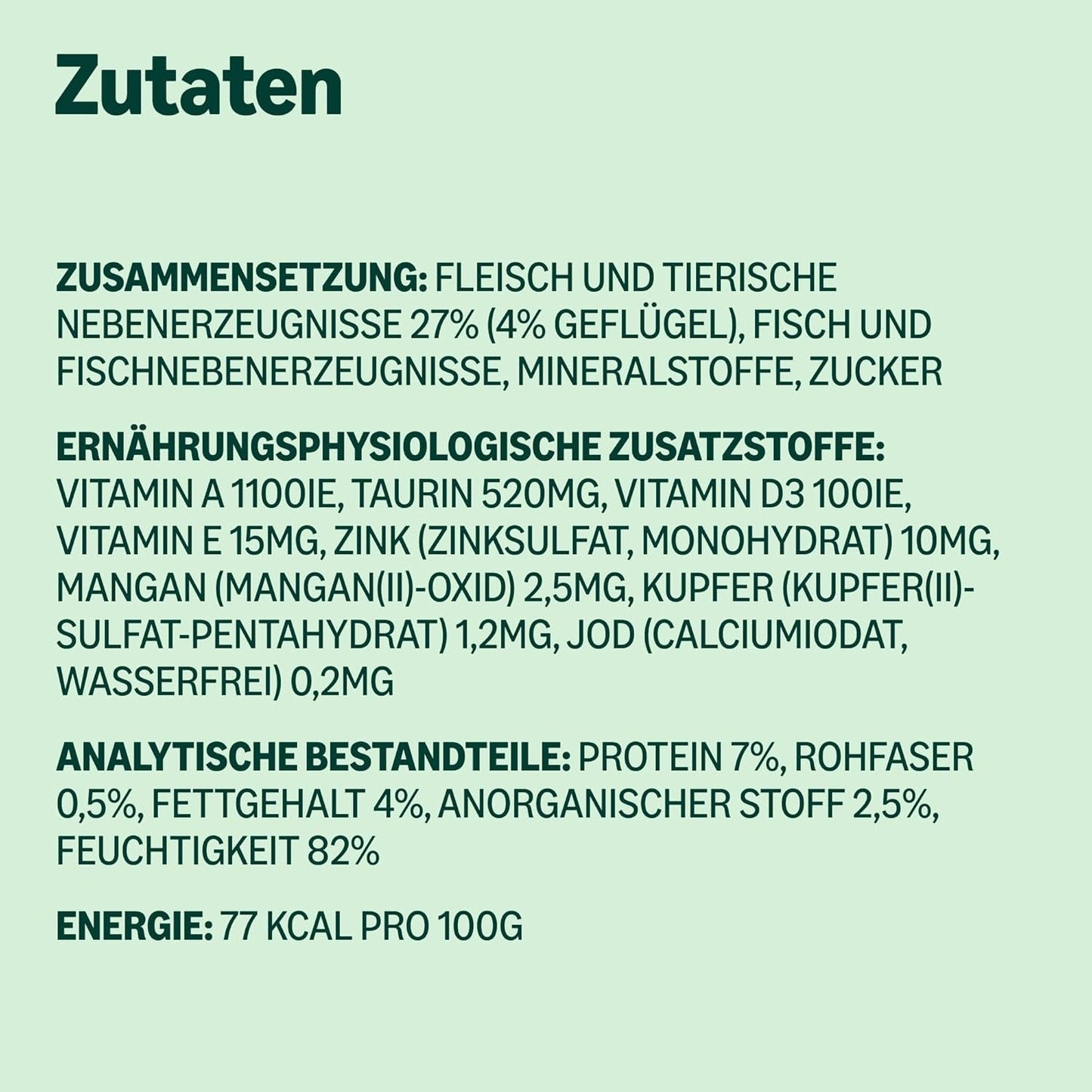 av Amazon Katzenfutter, nass, Dose, Stücke mit Geflügel i sås, 12 x 415 g