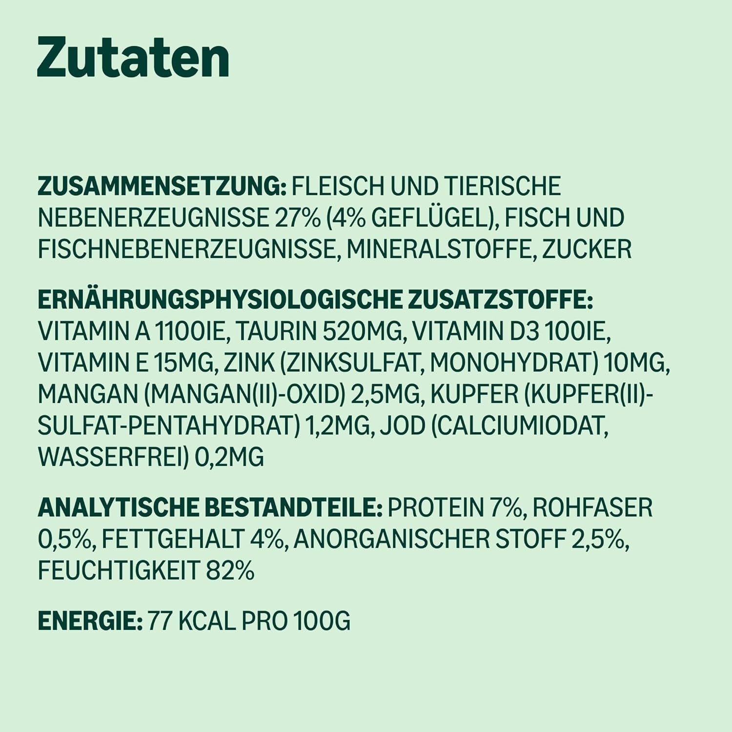 av Amazon Katzenfutter, nass, Dose, Stücke mit Geflügel i sås, 12 x 415 g