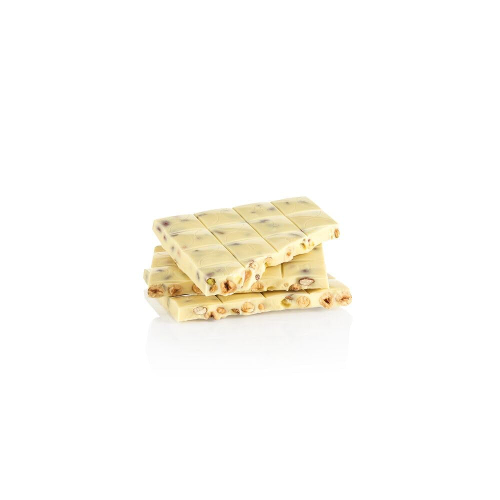 Venchi - White Chocolate Maxi Bar, saltad, 600 g, glutenfri, inga konstgjorda färger och inga konserveringsmedel