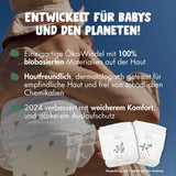Eco-blöjor Eco från Naty Baby Eco-blöjor - ekologiska förstklassiga blöjor, miljövänliga, gjorda av växtbaserade material, idealiska för känslig babyhud (storlek 5 - 80 st)